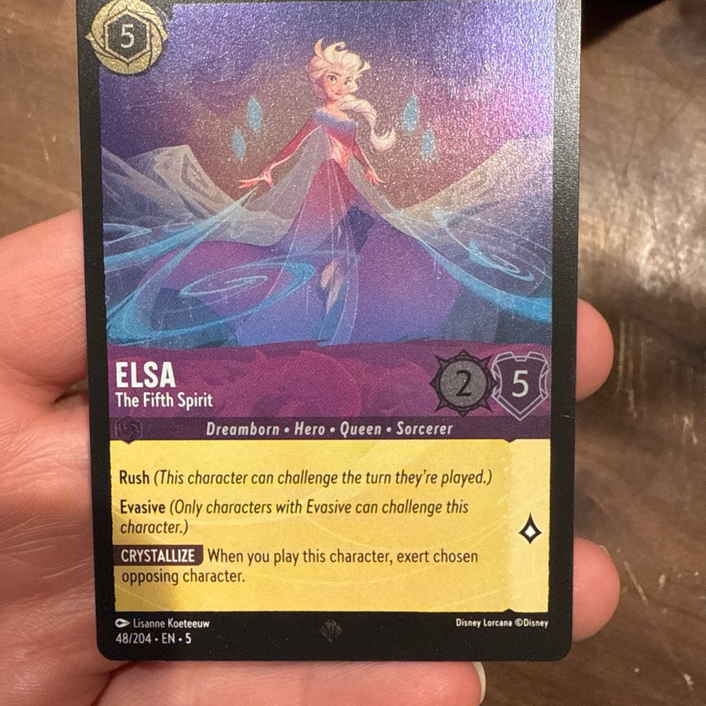 Elsa The Fifth Spirit Trading Card